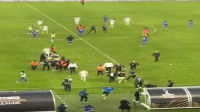 . 10 صور ترصد اشتباكات مباراة الهلال السوداني ومولودية الجزائر