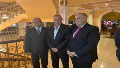 5 صور لحضور محمود الخطيب حفل خطوبة ابنة محمد مرجان