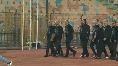 5 صور من تكريم أساطير الزمالك للراحل محمد صبري قبل مباراة زيسكو