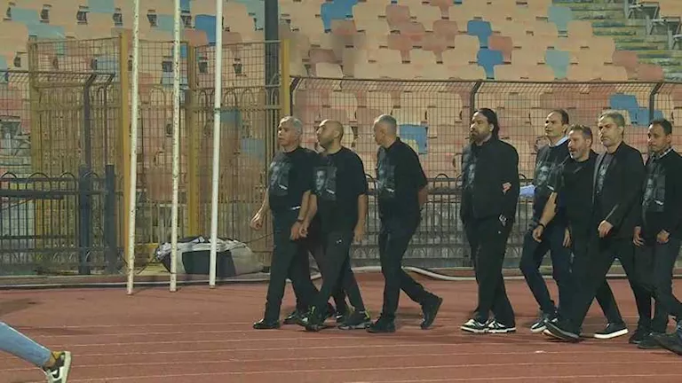 5 صور من تكريم أساطير الزمالك للراحل محمد صبري قبل مباراة زيسكو