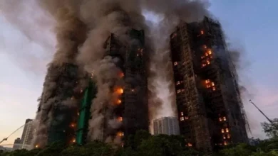 أكثر من 200 شخص في عداد المفقودين.. ارتفاع حصيلة ضحايا حريق هونج كونج لـ44 قتيلًا