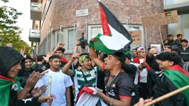 "أوقفوا الإبادة في غزة".. دعم قوي للقضية الفلسطينية خلال مباراة إقليم الباسك