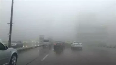 حالة الطقس.. نصائح من الأرصاد بشأن الشبورة المائية اليوم