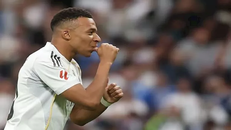 "رباعية مبابي".. فيديو أهداف ريال مدريد في مرمى أولمبياكوس بدوري الأبطال