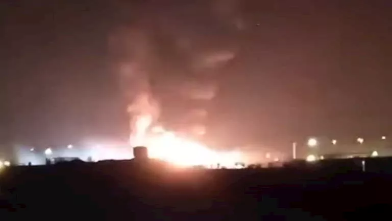 طائرة مسيرة تستهدف حقل كورمور للغاز في كردستان العراق.. فيديو