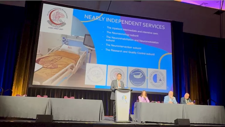 وحدة السكتة الدماغية والقسطرة المخية بجامعة عين شمس تحصل على الاعتماد دوليًا