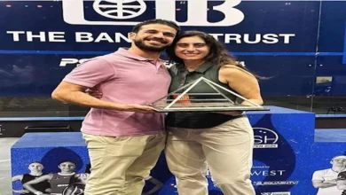 10 صور لاحتفال نور الشربيني بالكريسماس مع زوجها