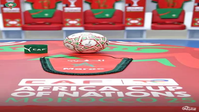 15 صورة ترصد غرفة ملابس منتخب المغرب قبل مباراة جزر القمر بأمم أفريقيا