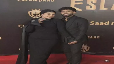 7 صور لزوجة مروان عطية في حفل تامر عاشور