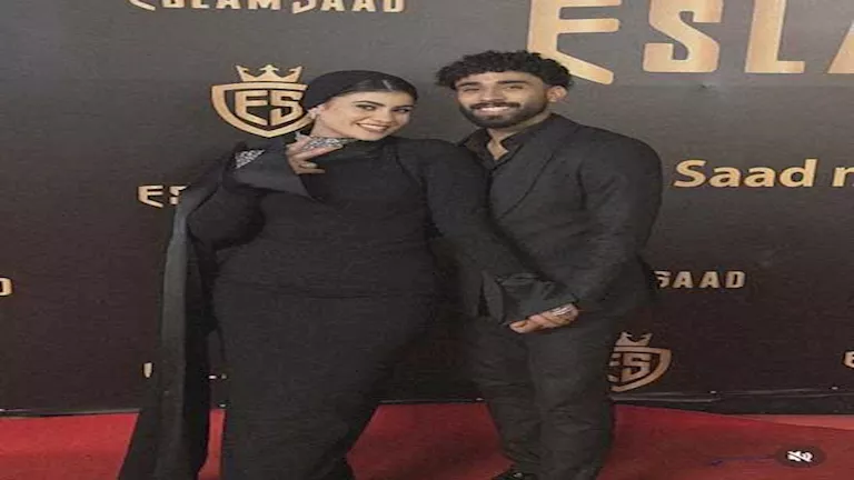 7 صور لزوجة مروان عطية في حفل تامر عاشور