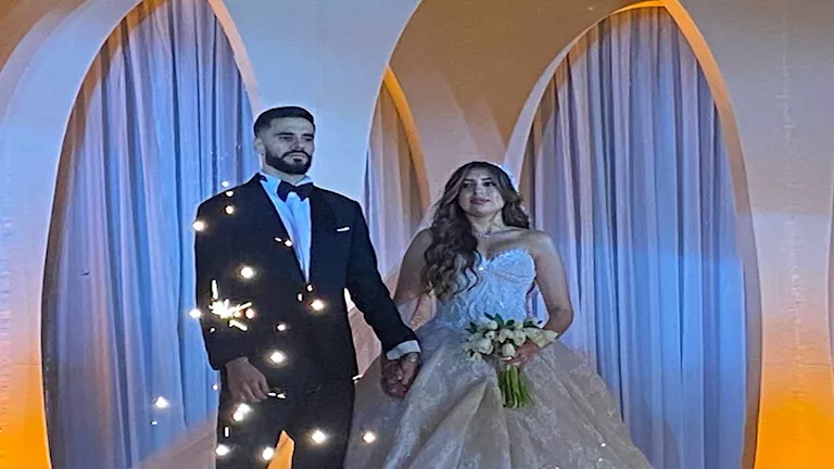 أول صور من حفل زفاف محمود بنتايك على ابنة أحمد سليمان