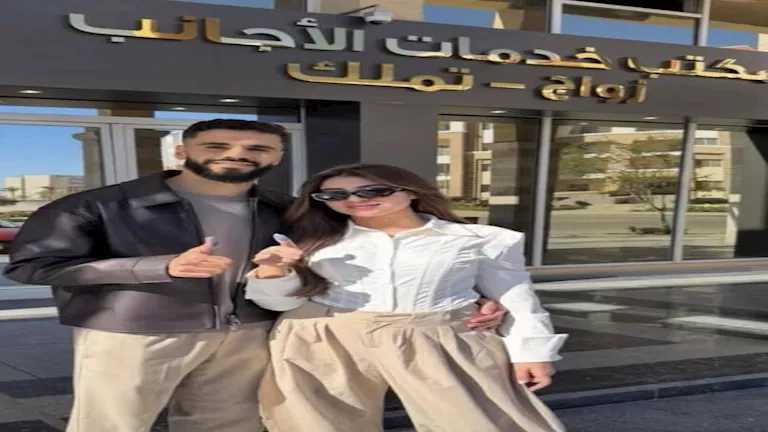 أول صور من عقد قران بنتايك وابنة أحمد سليمان