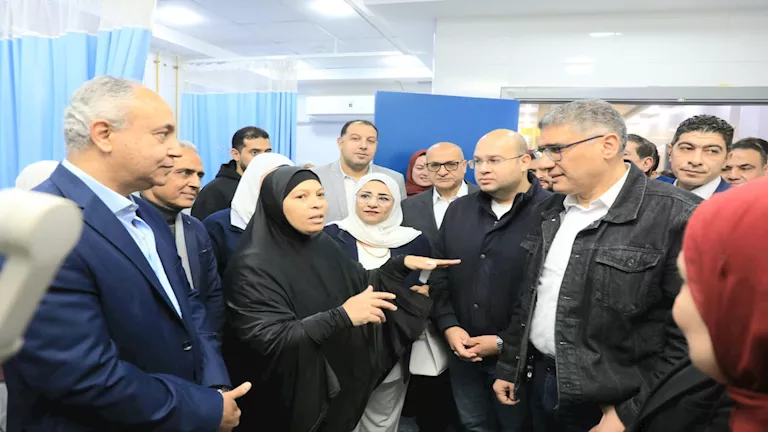 افتتاح مبنى الغسيل الكلوي الجديد بمستشفى أبوالنمرس في الجيزة