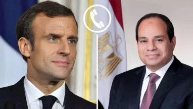السيسي يتلقى اتصالاً من ماكرون لمناقشة العلاقات الثنائية.. والملفين الفلسطيني والسوداني