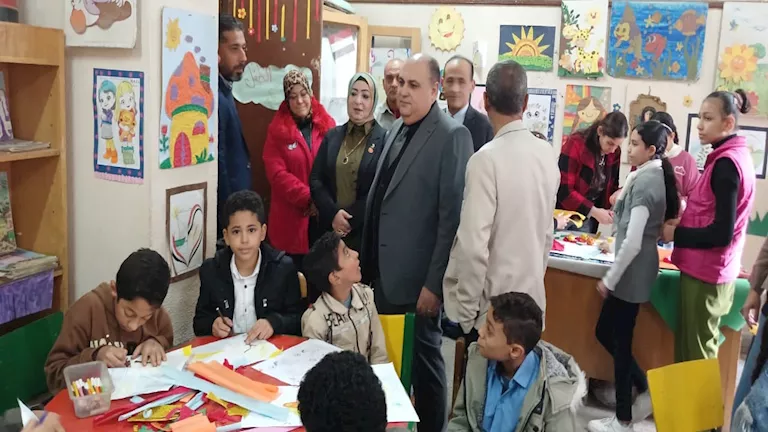 "اللبان" يتفقد عددا من المواقع الثقافية بالمنيا