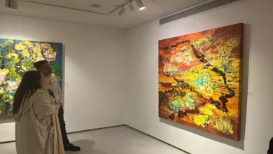 انطلاق معرض "همسات فجر جديد" للفنانة بريت بطرس غالي- (صور)