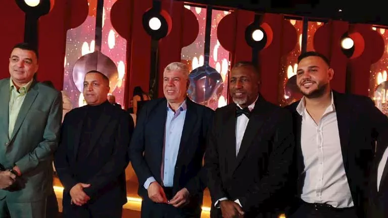 "بحضور شوبير".. 18 صورة لنجوم الرياضة في حفل زفاف ابنة ربيع ياسين