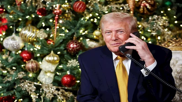 ترامب لـ أحد الأطفال: سنمنع سانتا السيئ من التسلل للبلاد