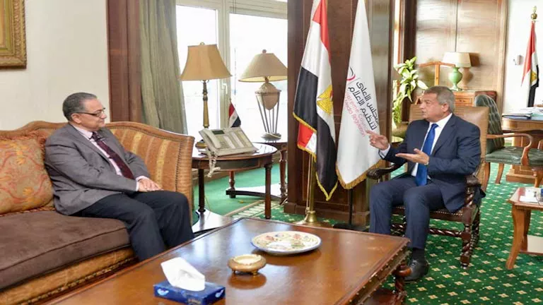 رئيس الأعلى للإعلام يلتقي الدكتور حسام لطفي خبير الملكية الفكرية