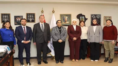 رئيسة "القومي للمرأة" تستقبل سفير دولة فلسطين في مصر