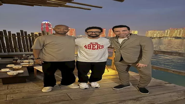 رد فعل غريب من نجل أبو تريكة على صورة والده مع شيكابالا