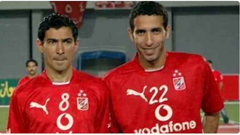 "زئبقي".. تعليق طريف من أبو تريكة على ظهوره مع محمد بركات