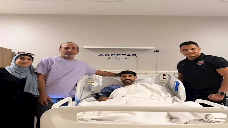 ضربة موجعة للنشامى.. يزن النعيمات يجري جراحة الرباط الصليبي