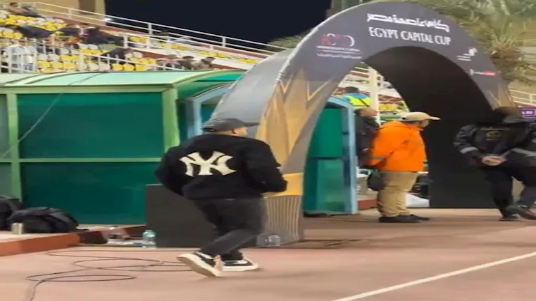 لدعم الأهلي.. 9 صور لأفشة في مدرجات المقاولون العرب