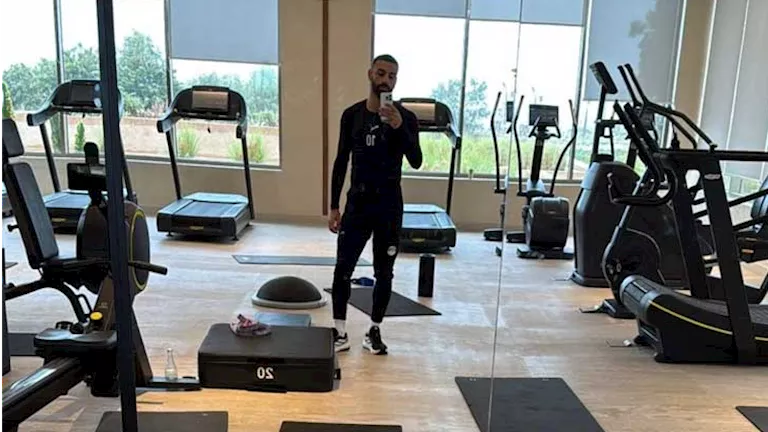 محمد صلاح يستعد لمواجهة جنوب أفريقيا بهذه الطريقة (صورة)