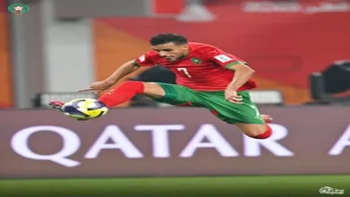 منتخب المغرب يتقدم بهدف ضد السعودية في الشوط الأول في قمة كأس العرب