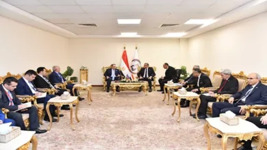 وزير الإنتاج الحربي يلتقي وزير الصناعات الدفاعية لدولة أذربيجان -(صور)