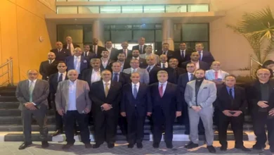 وزير الخارجية يلتقي الجالية المصرية في قطر.. صور