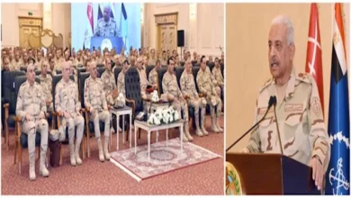 وزير الدفاع والإنتاج الحربى يلتقي مقاتلى قوات حرس الحدود ويكرم عدداً من المتميزين